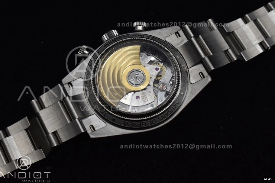 Daytona SS Dial Orange on SS A7750 Best Bracelet Edition Black ADGF 0306